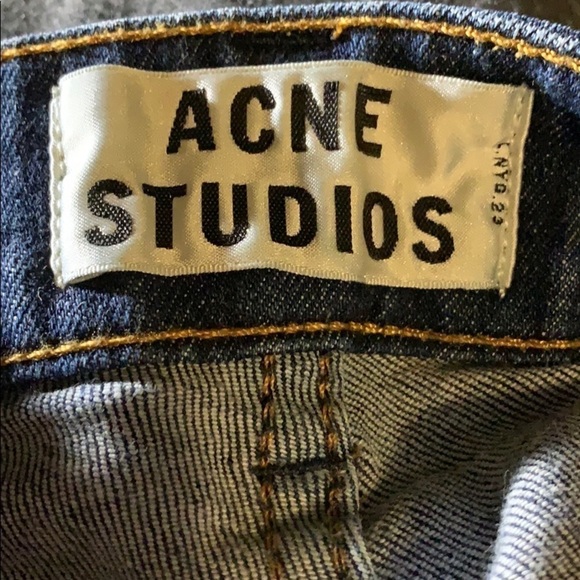 Acne Studios Needle Raw high rise skinny jeans size 28 - Picture 4 of 6